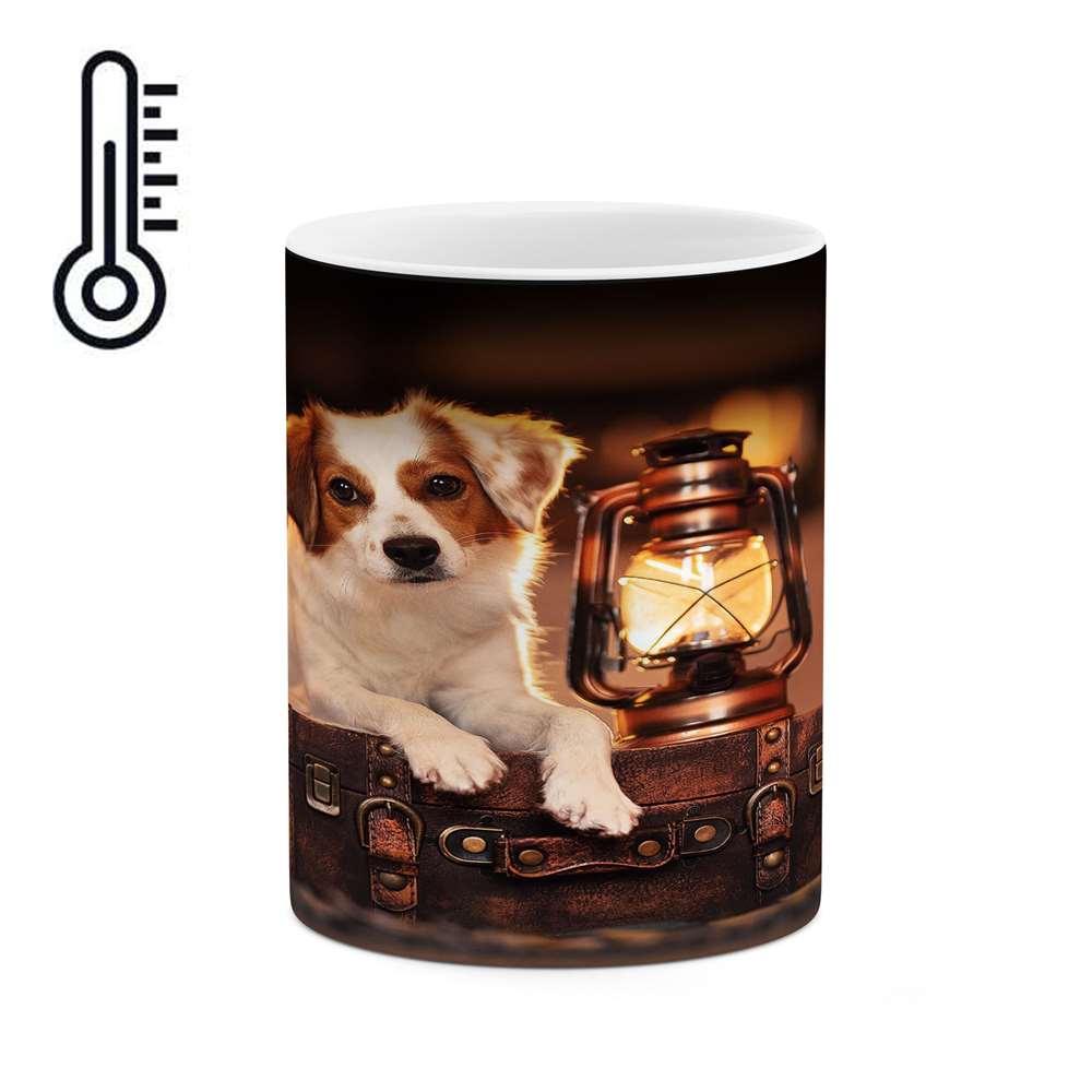 ماگ حرارتی کاکتی طرح سگ مدل mgh15384