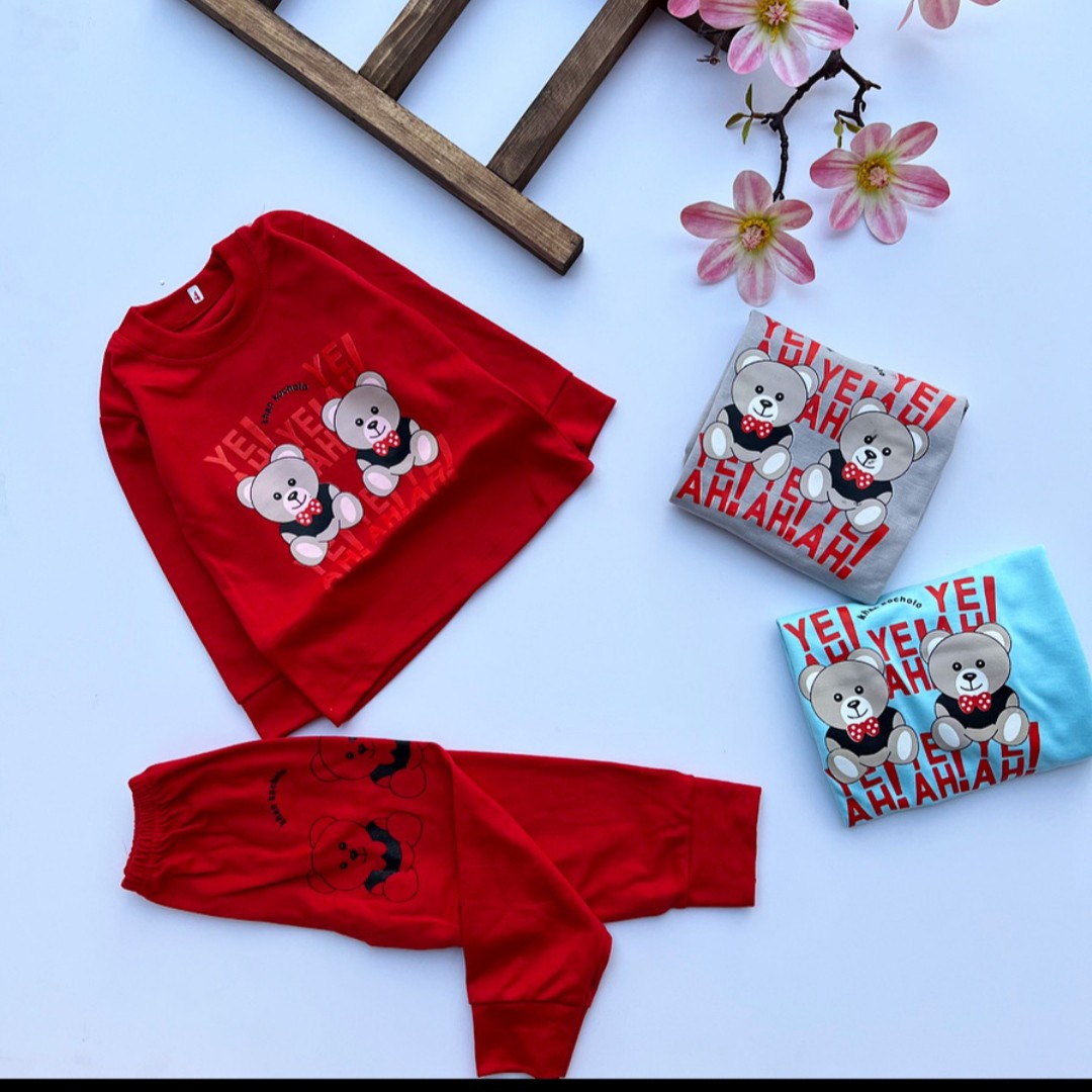 بلوز شلوار خرس دوقلو