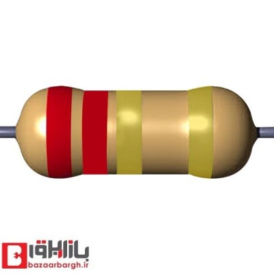 مقاومت 2.2 اهم 1 وات 5 درصد