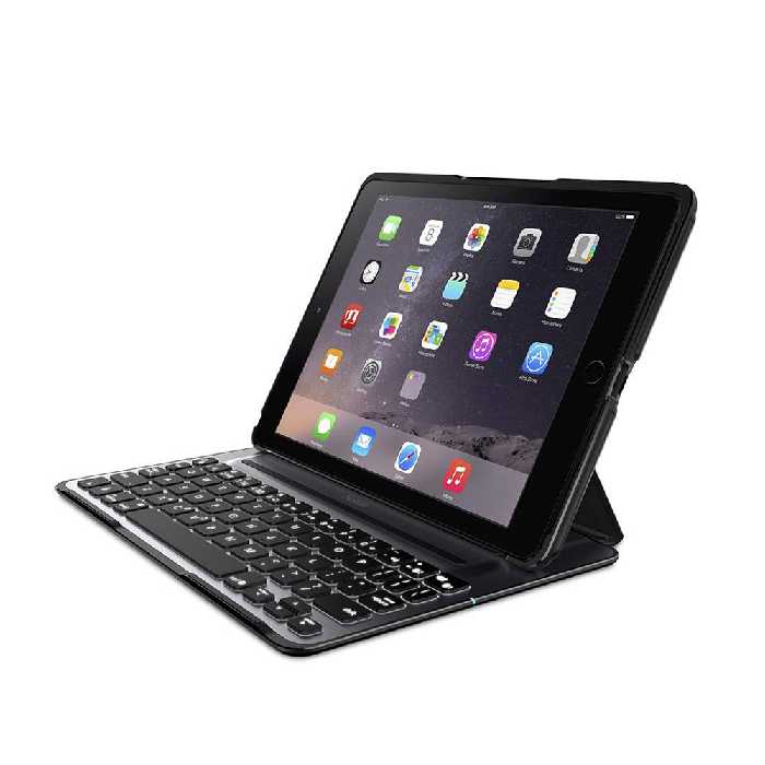 کیبورد و کاور آیپد بلکین مدل F5L178qeBLK مناسب برای آی پد Air 2 - فروشگاه اینترنتی طیف سنتر