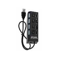 هاب 4 پورت USB آداپتور خور کلید دار اسکار