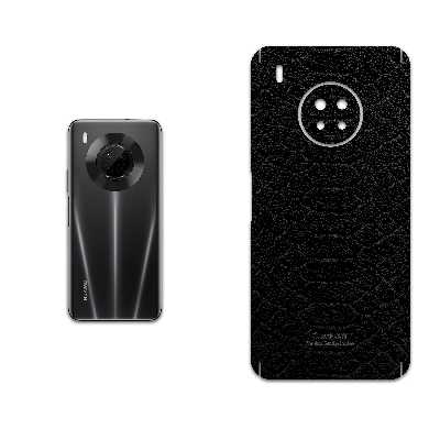برچسب پوششی ماهوت مدل Black-Snake-Leather مناسب برای گوشی موبایل هوآوی Y9a