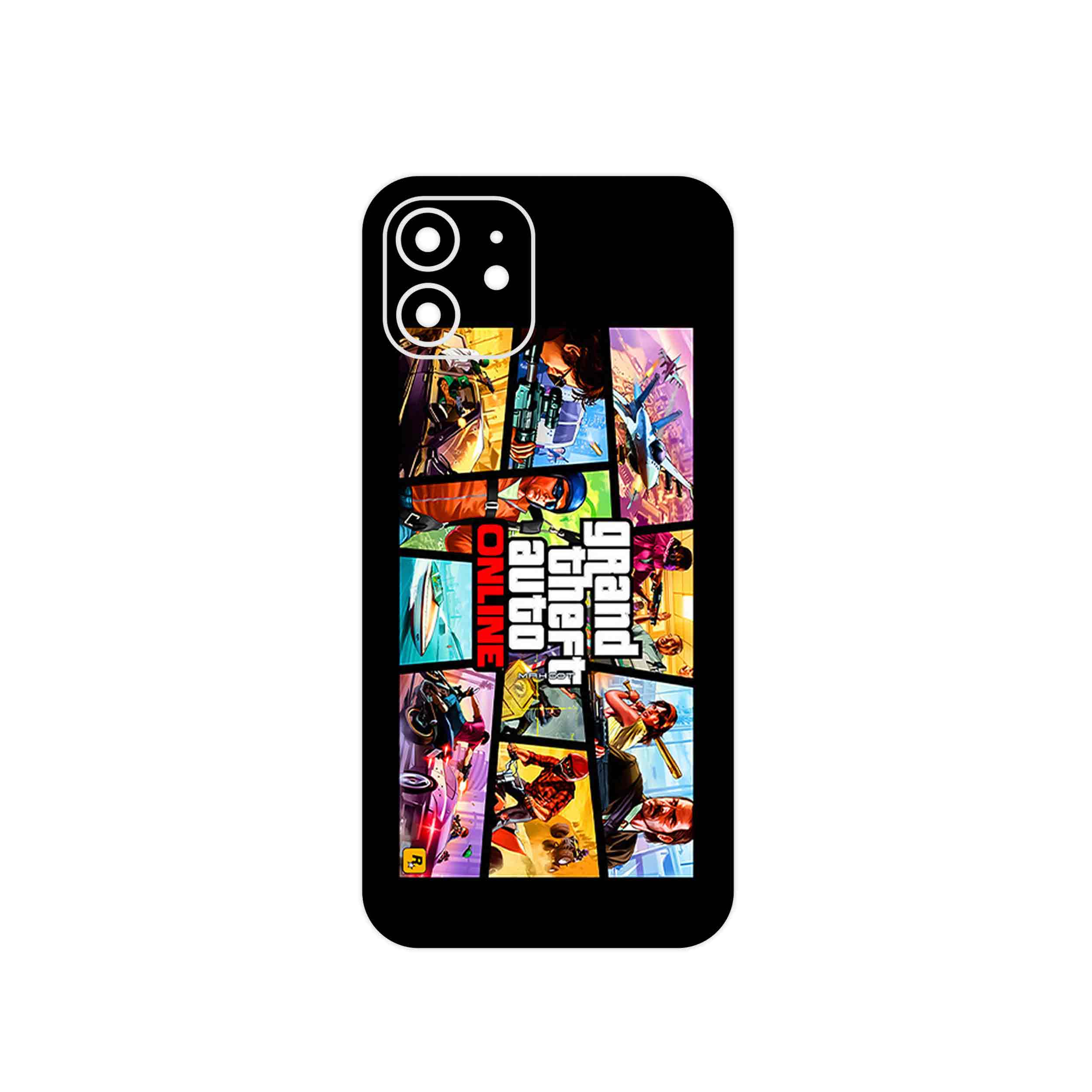 برچسب پوششی ماهوت مدل GTA Online Game Series مناسب برای گوشی موبایل اپل iPhone 12
