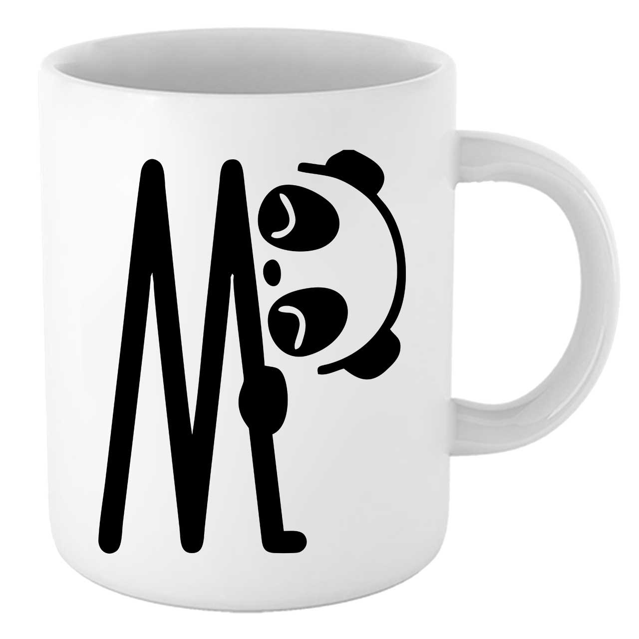 ماگ طرح پاندا حرف اول اسم m کد 17279