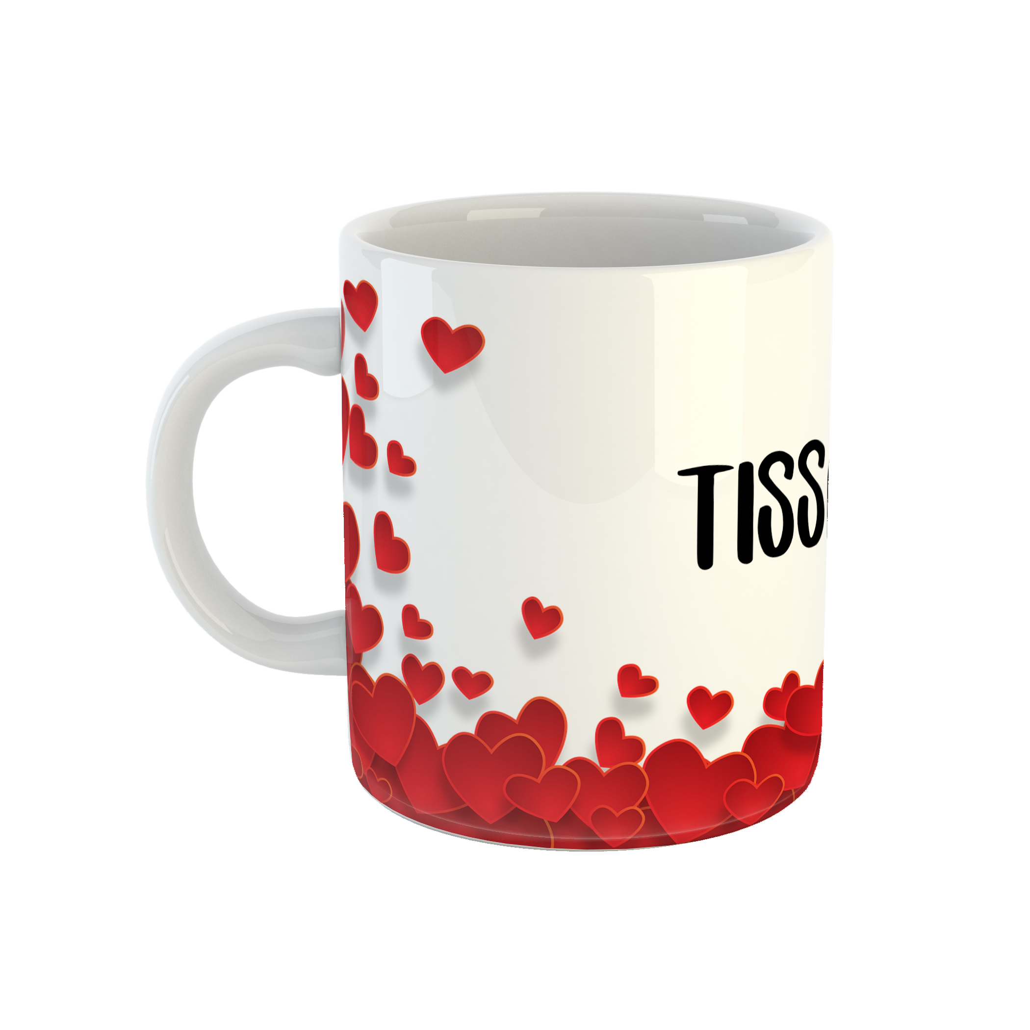 ماگ طرح قلب مدل تیسا