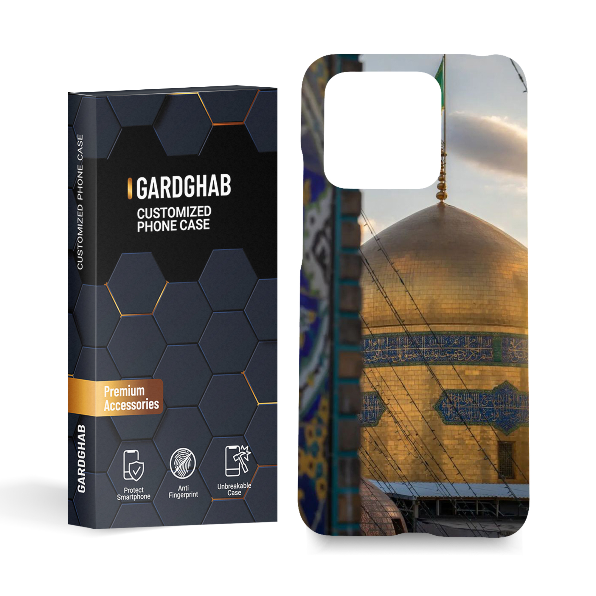 کاور گارد قاب مدل مذهبی مناسب برای گوشی موبایل شیائومی Redmi 10c