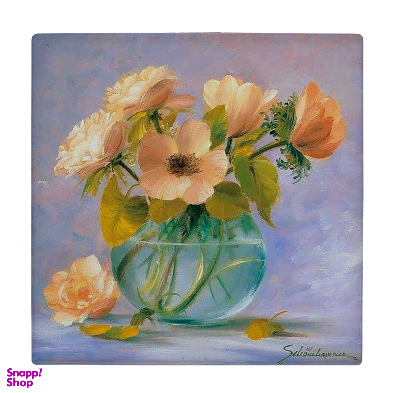 زیر لیوانی طرح گلدان گل کد 5927758_4666