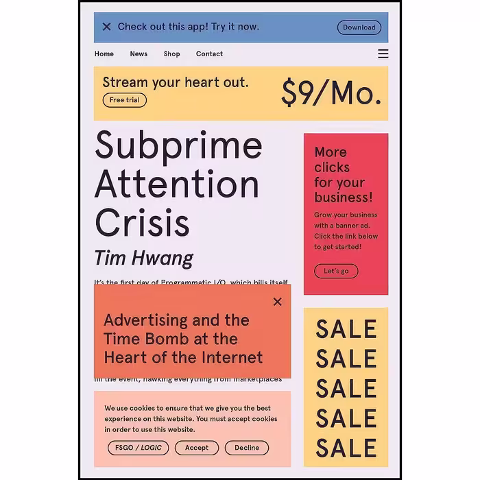 کتاب زبان اصلی Subprime Attention Crisis  اثر Tim Hwang