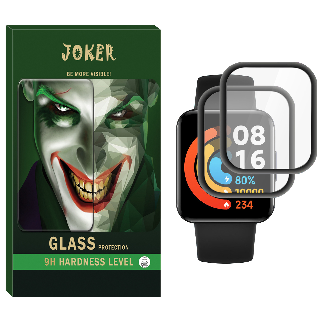 محافظ صفحه نمایش نانو جوکر مدل NJK مناسب برای ساعت هوشمند شیائومی Redmi Watch 2 Lite بسته دو عددی