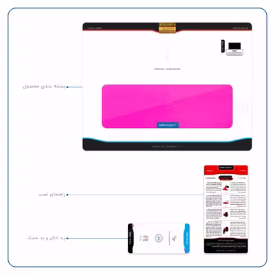 برچسب پوششی ماهوت مدل Phosphorus-Pink مناسب برای تبلت سونی Xperia Tablet Z LTE 2013