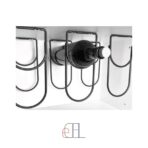 رک جای بطری و گیلاس مشکی