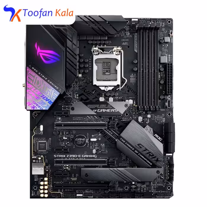 مادربرد ایسوس مدل ROG Strix Z390-E Gaming  ASUS ROG Strix Z390-E Gaming Motherboard