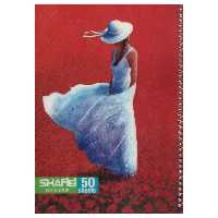 دفتر مشق 50 برگ شفیعی طرح دختر  کد 81