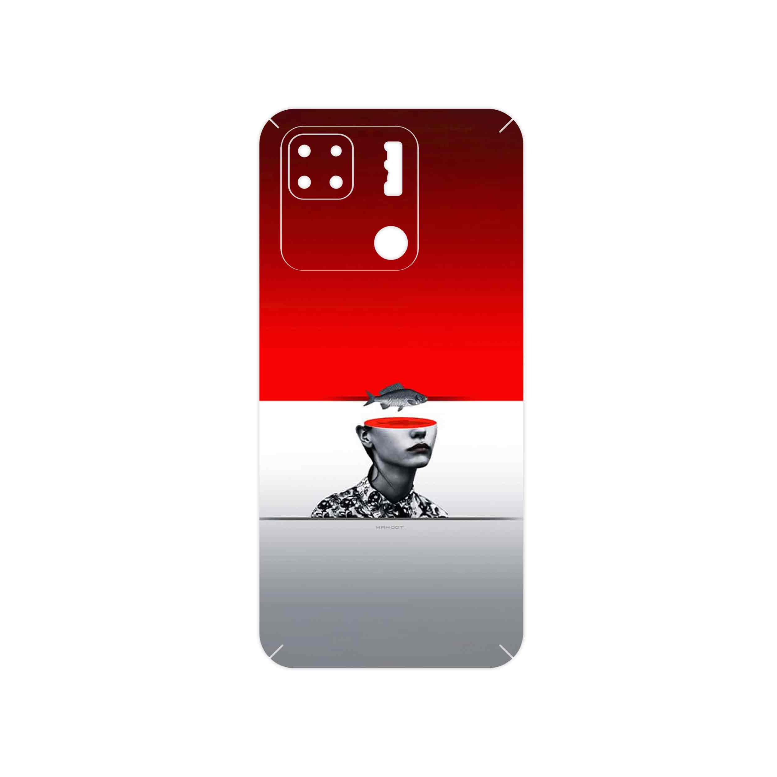 برچسب پوششی ماهوت مدل Collage of surreal Portrait of Women 1 مناسب برای گوشی موبایل شیائومی Redmi 10A