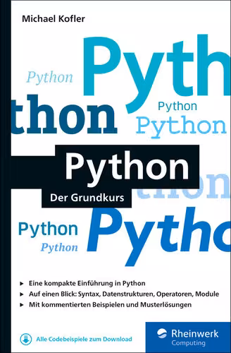 خرید و دانلود نسخه کامل کتاب Python: Der Grundkurs