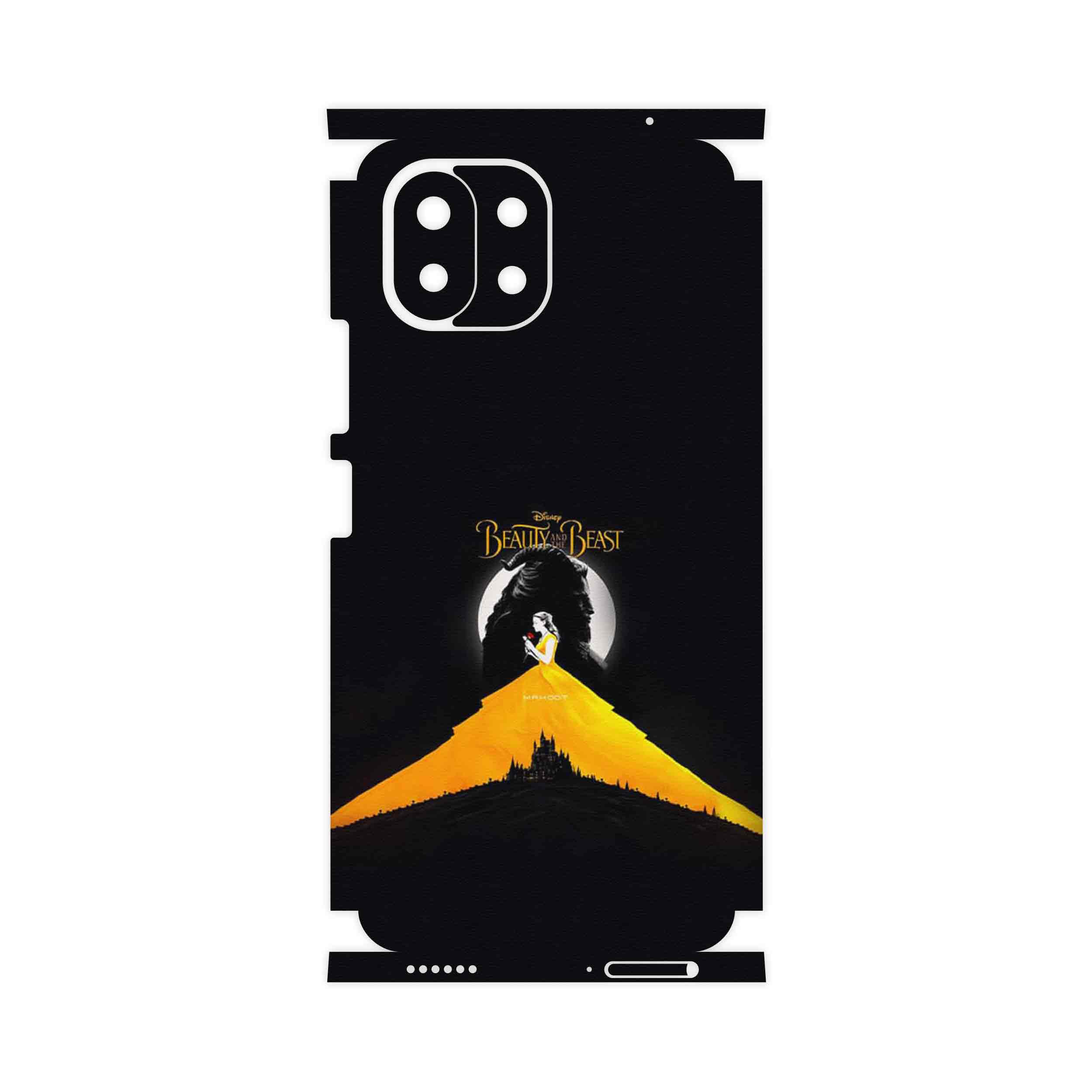 برچسب پوششی ماهوت مدل Beauty and the Beast-FullSkin مناسب برای گوشی موبایل شیائومی MI 11 LITE