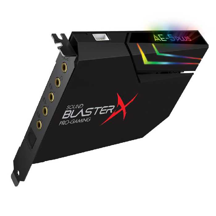 کارت صدا کریتیو مدل Sound BlasterX AE5-Plus