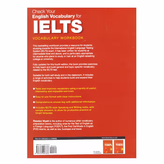 کتاب Check Your English Vocabulary For IELTS 4th Edition اثر Rawdon Wyatt انتشارات سپاهان