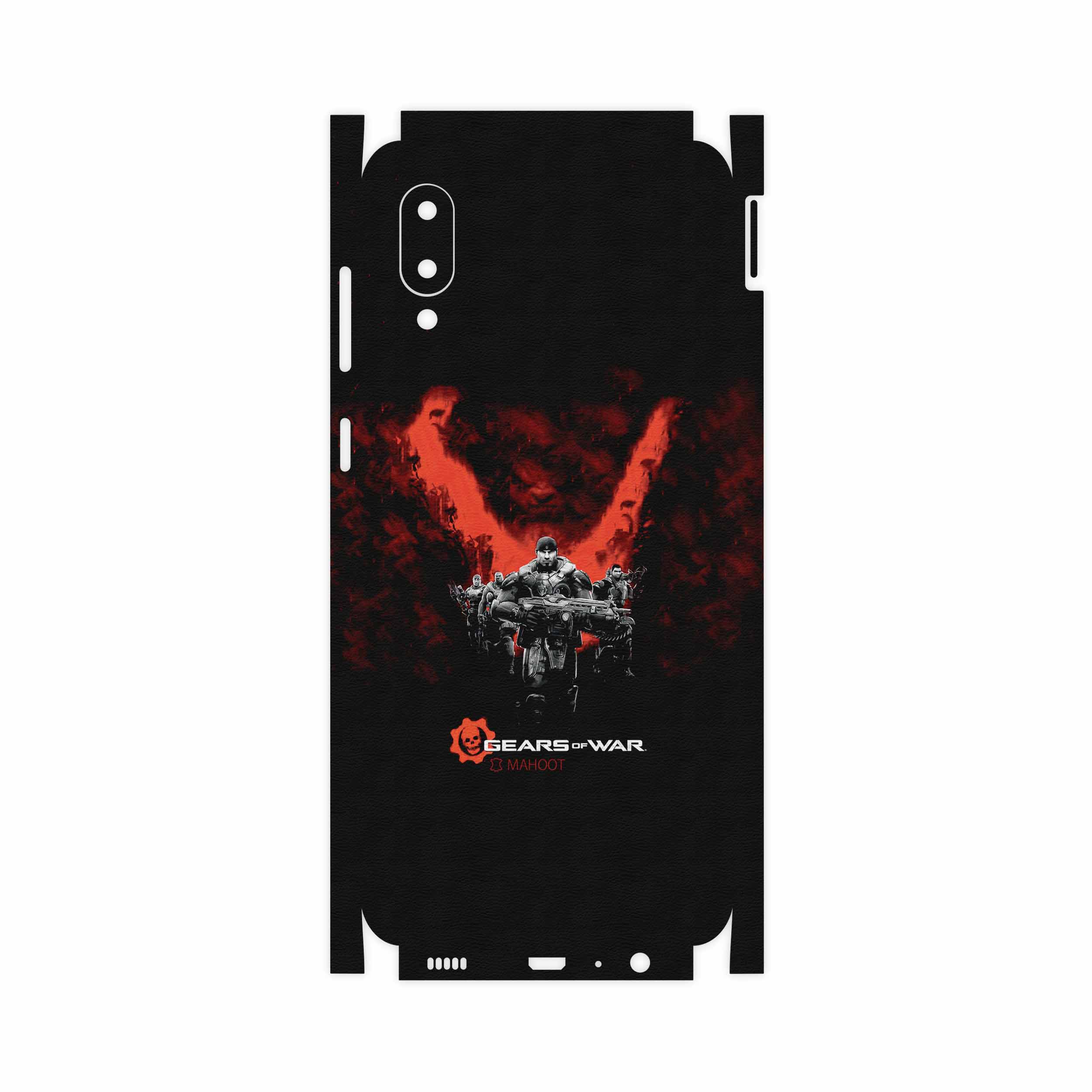 برچسب پوششی ماهوت مدل Gears-Of-War-Game-FullSkin مناسب برای گوشی موبایل سامسونگ Galaxy M02