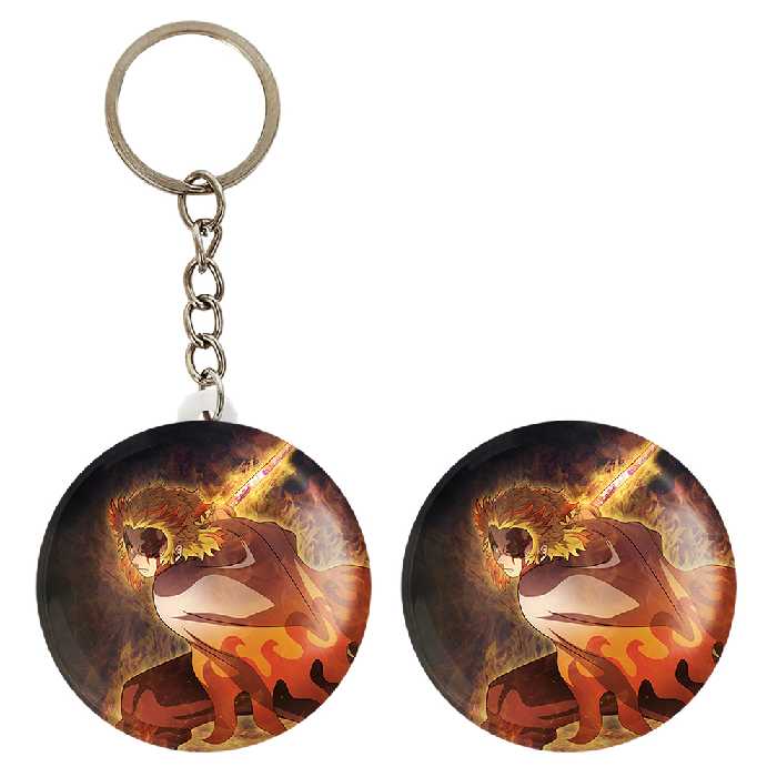 پیکسل خندالو مدل رنگوکو کیوجیرو انیمه شیطان کش کد 11492 به همراه جاکلیدی