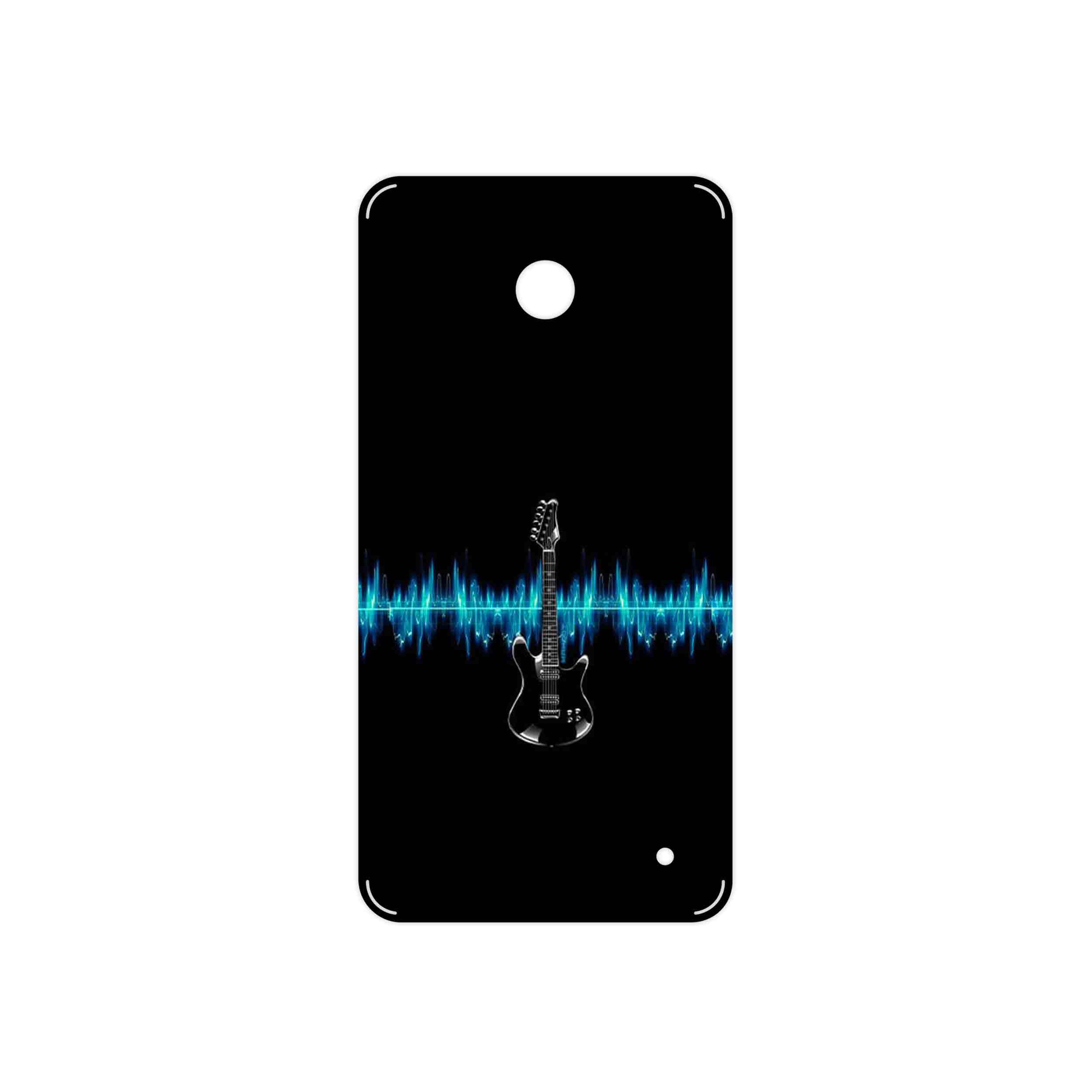 برچسب پوششی ماهوت مدل Electric Guitar مناسب برای گوشی موبایل نوکیا Lumia 630
