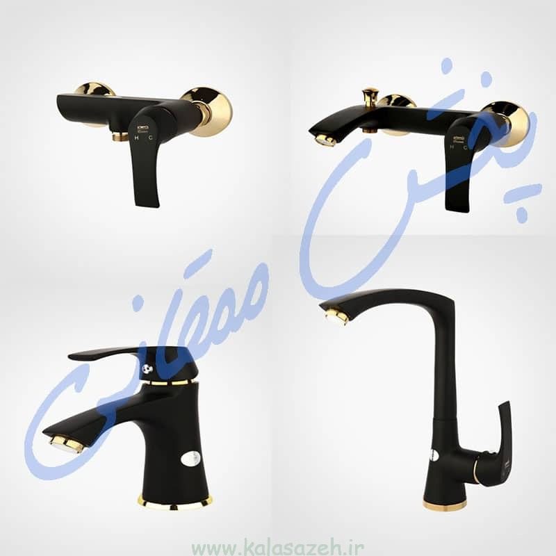 شیرآلات راسان مدل لوتوس مشکی