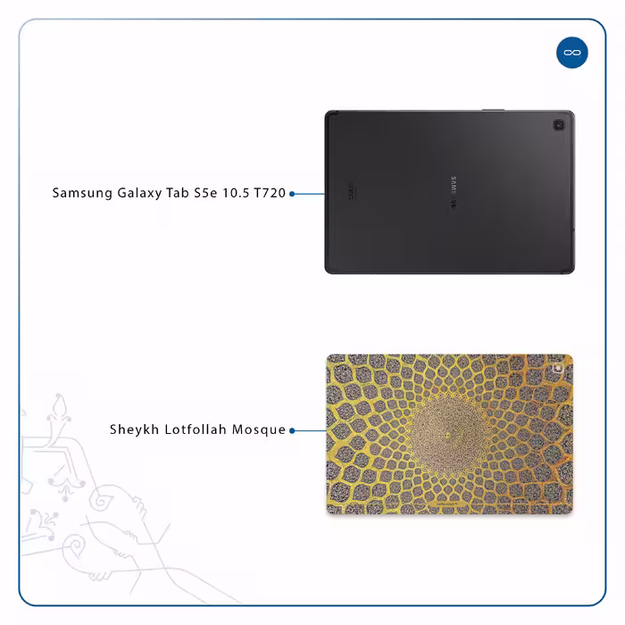 برچسب پوششی ماهوت مدل Iran-Tile2 مناسب برای تبلت سامسونگ Galaxy Tab S5e 10.5 2019 T720