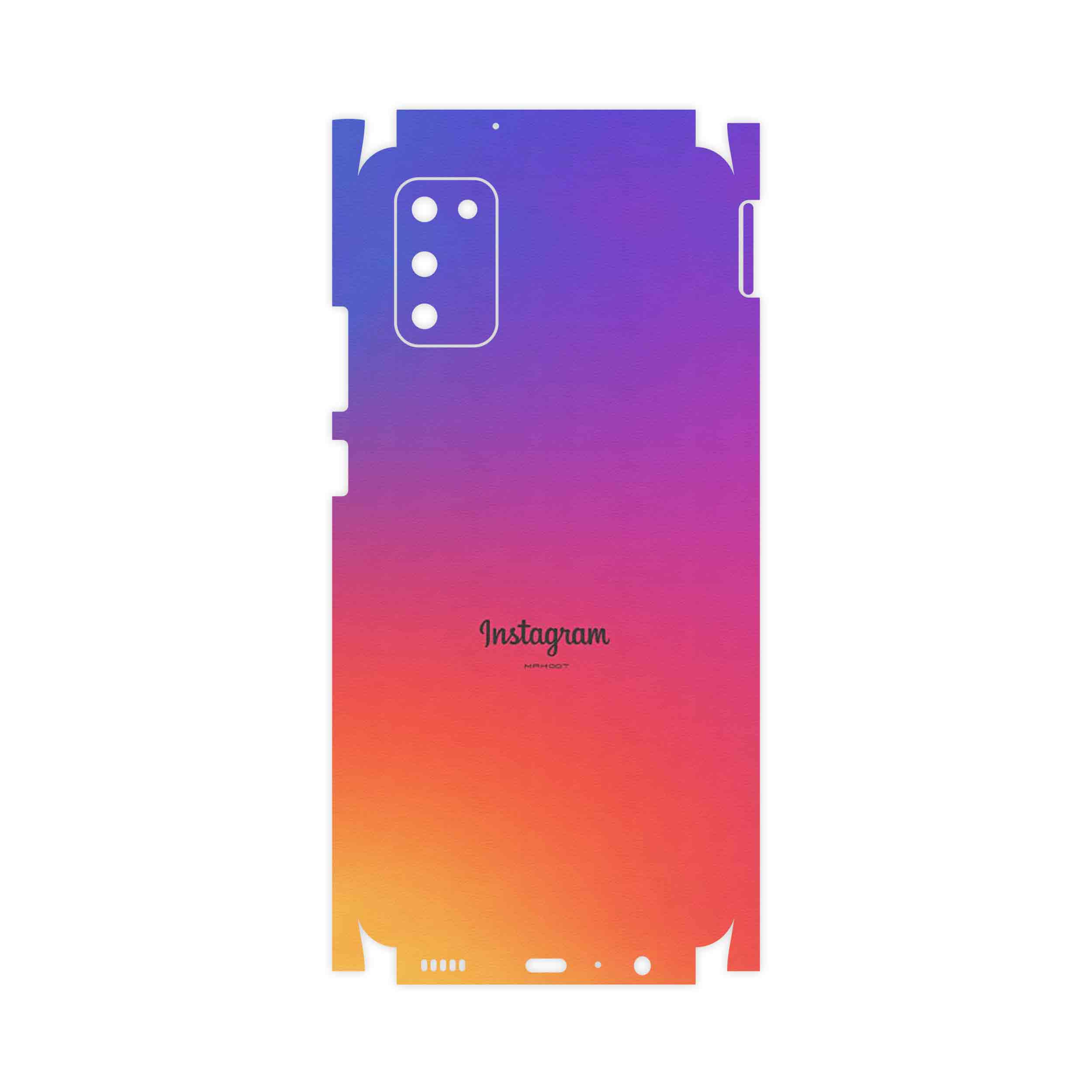 برچسب پوششی ماهوت مدل Instagram-FullSkin مناسب برای گوشی موبایل سامسونگ Galaxy A02S