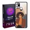 کاور گارد ایکس طرح Girl مدل Glass10369 مناسب برای گوشی موبایل سامسونگ Galaxy A21s