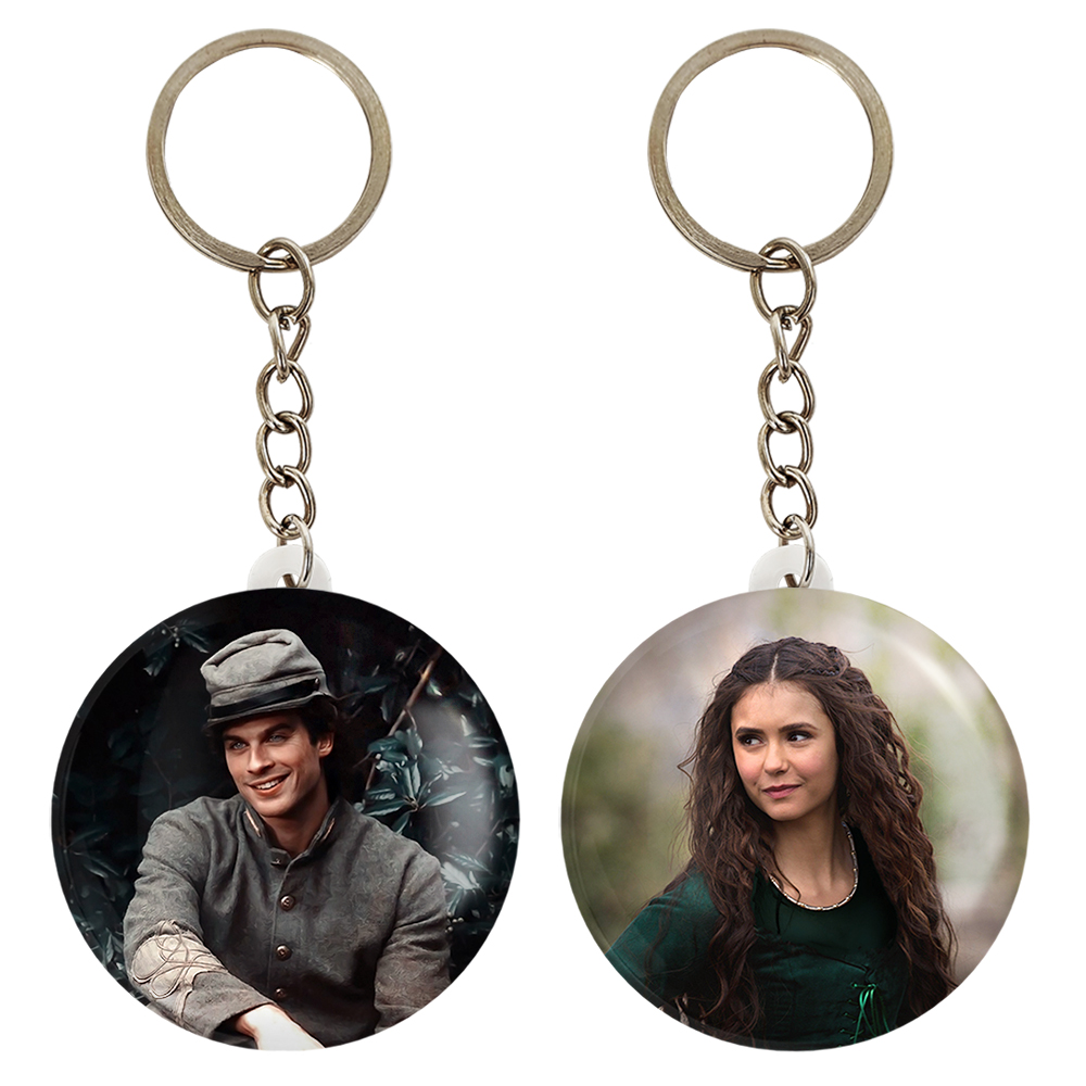 جاکلیدی خندالو مدل کاترین پیرس و دیمون خاطرات یک خون آشام The Vampire Diaries کد 2024920257 مجموعه 2 عددی