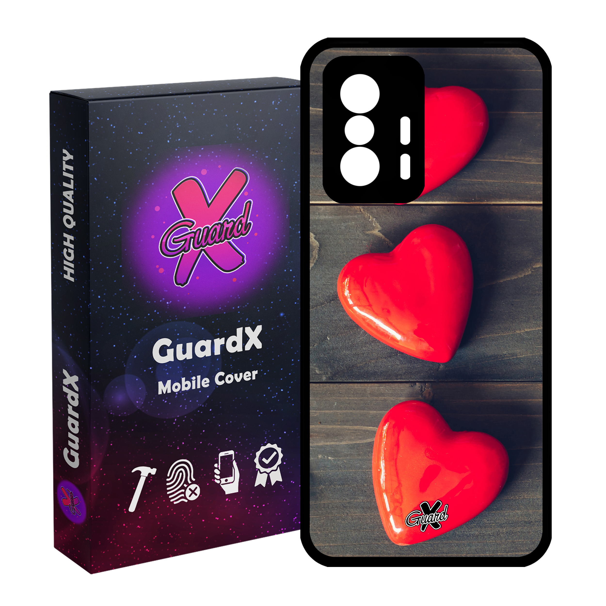 کاور گارد ایکس طرح Love مدل Glass10181 مناسب برای گوشی موبایل شیائومی 11T Pro / 11T