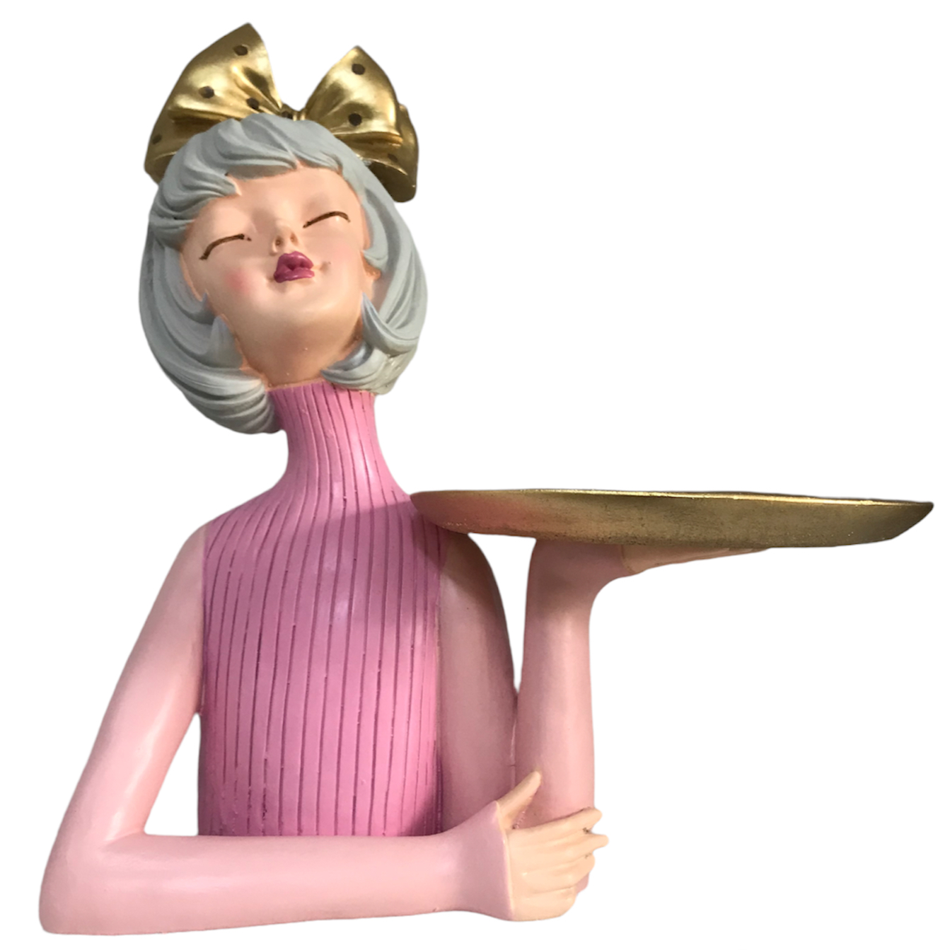 ظرف دکوری مدل سینی به دست