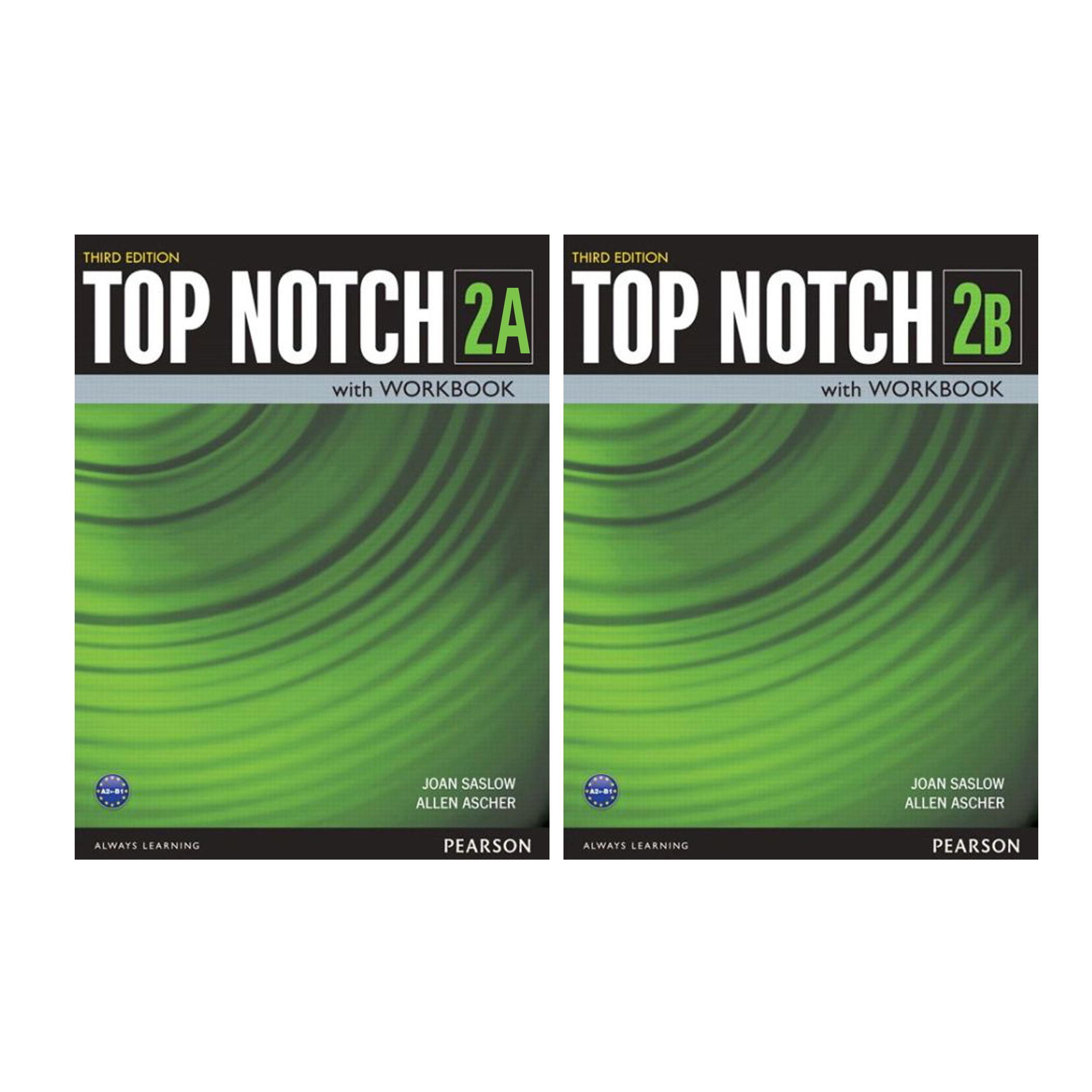 کتاب Top Notch 2 اثر Joan Saslow and Allen Ascher انتشارات هدف نوین 2 جلدی