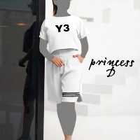 ست کراپ و شلوارک y3