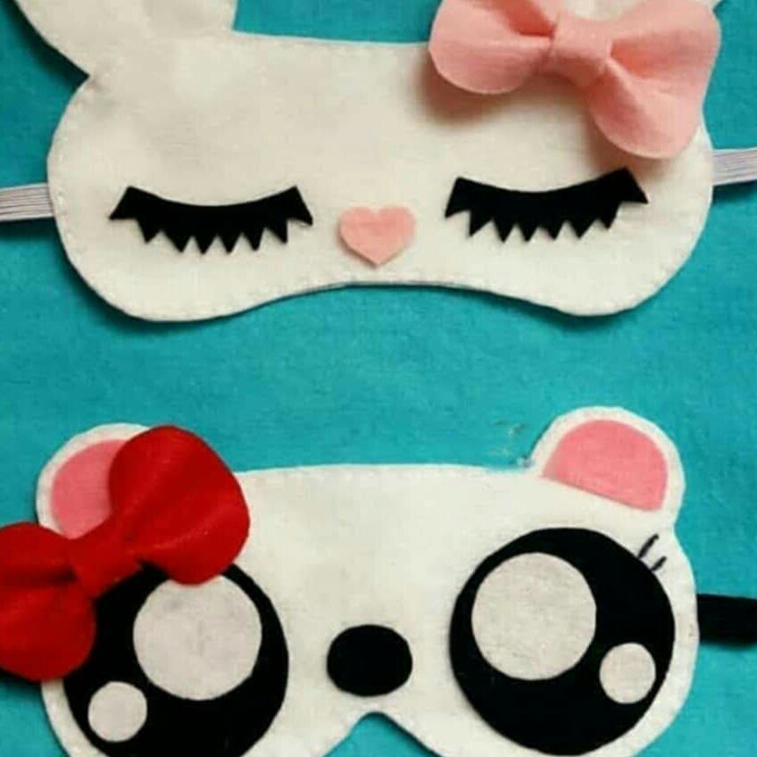 چشمبند نمدی دخترانه و پسرانه در طرحهای مختلف مناسب برای کودکان و نوجوانان