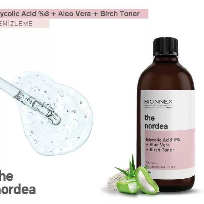 سرم تونر گلایکولیک اسید 8درصد bionnex 