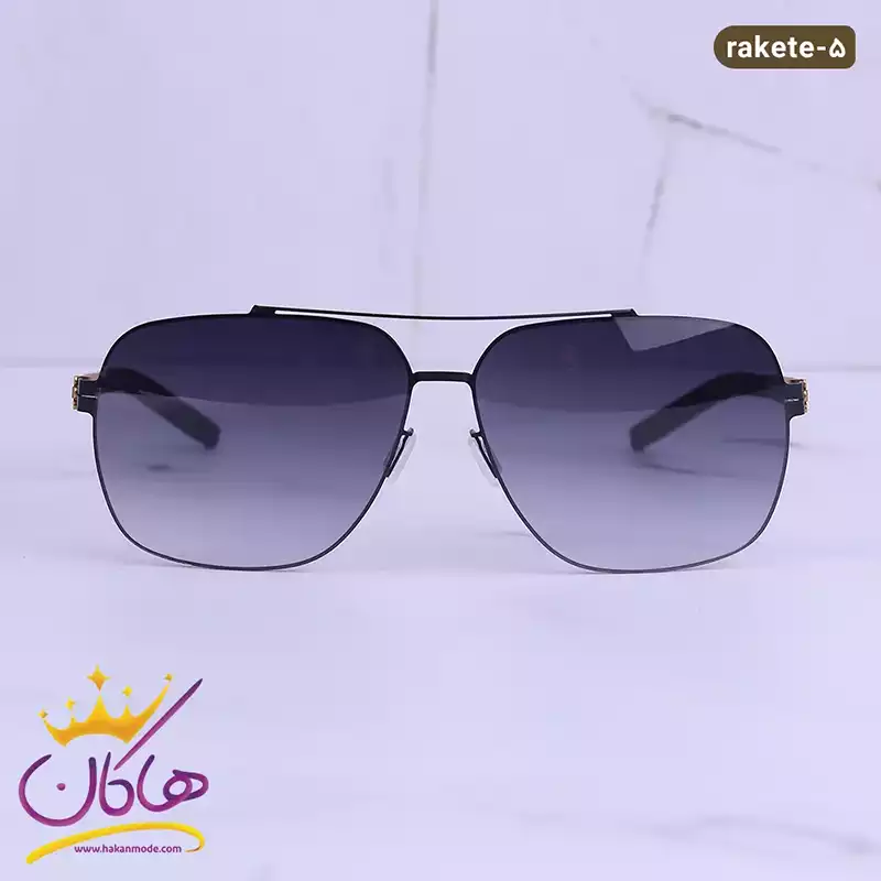 عینک آفتابی مردانه آیس برلین مربعی rakete balck/gold