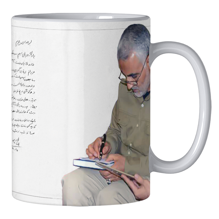 ماگ طرح سردار سلیمانی مدل 026