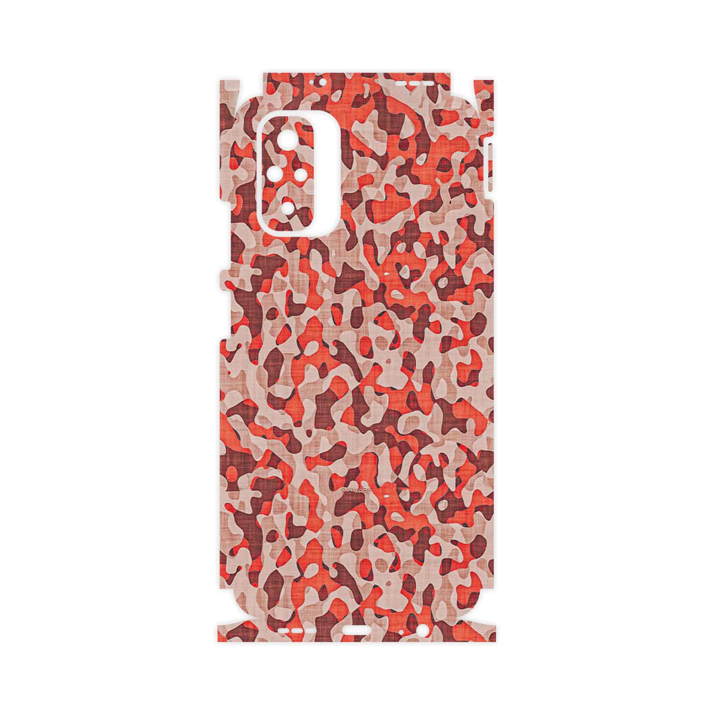 برچسب پوششی ماهوت مدل Red Infantry Army-FullSkin مناسب برای گوشی موبایل شیائومی Redmi Note 10s