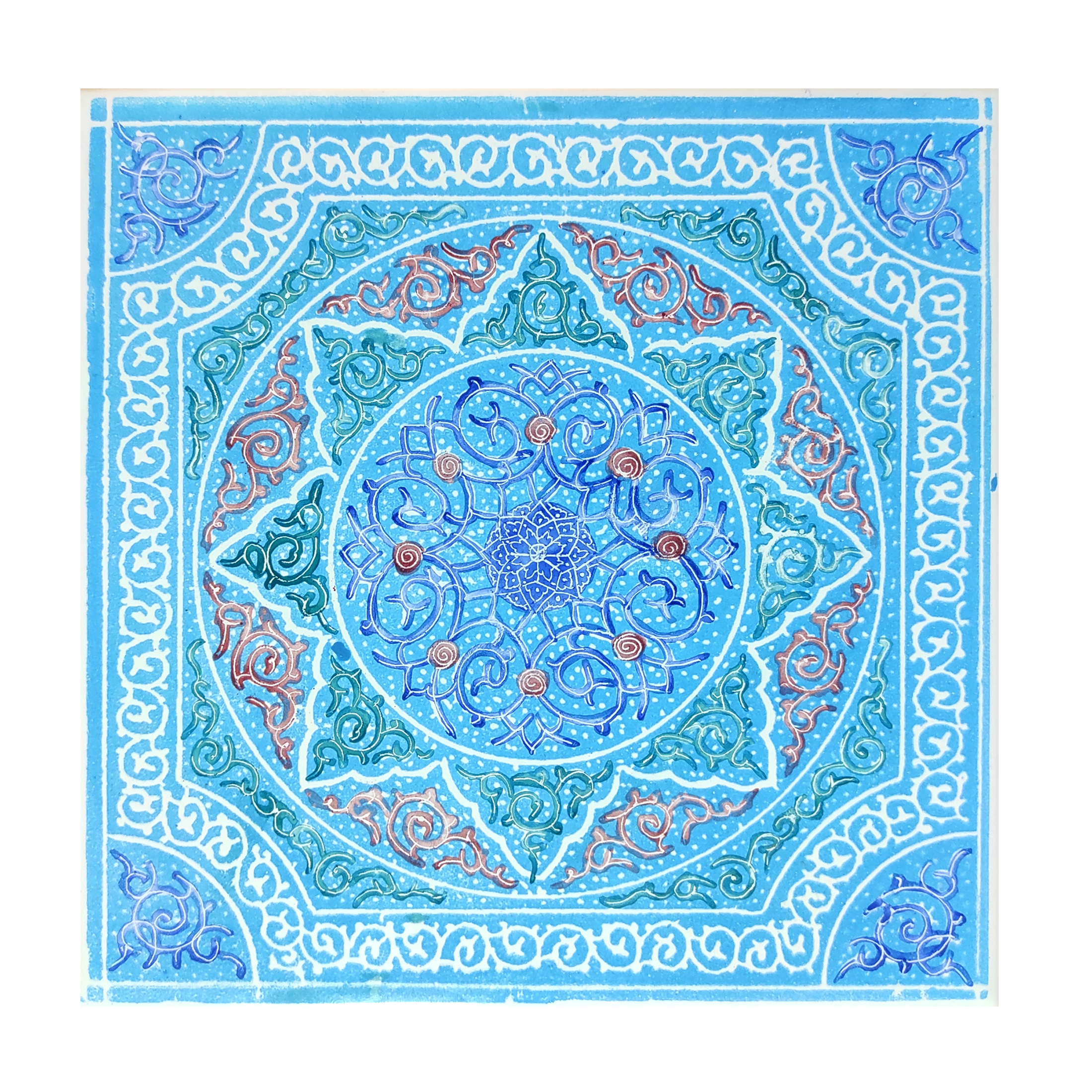 کاشی مدل اسلیمی