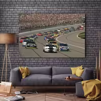 تابلو شاسی طرح ماشین مدل مسابقات NASCAR کد A04 | دنیای قاب