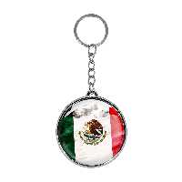 جاکلیدی خندالو طرح پرچم مکزیک مدل دوطرفه کد 2048720484