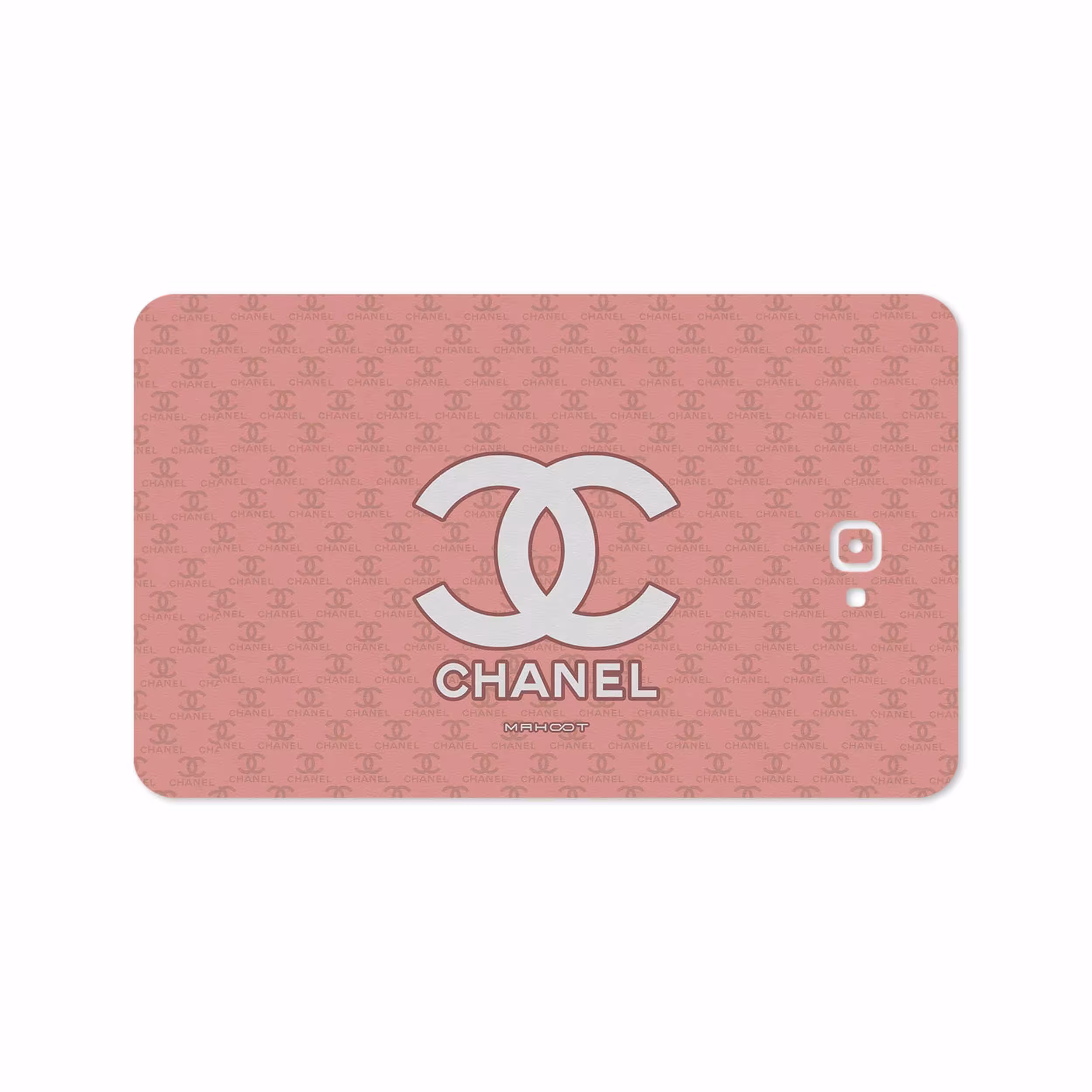 برچسب پوششی ماهوت مدل CHANEL-Logo مناسب برای تبلت سامسونگ Galaxy Tab A 10.1 2016 T585