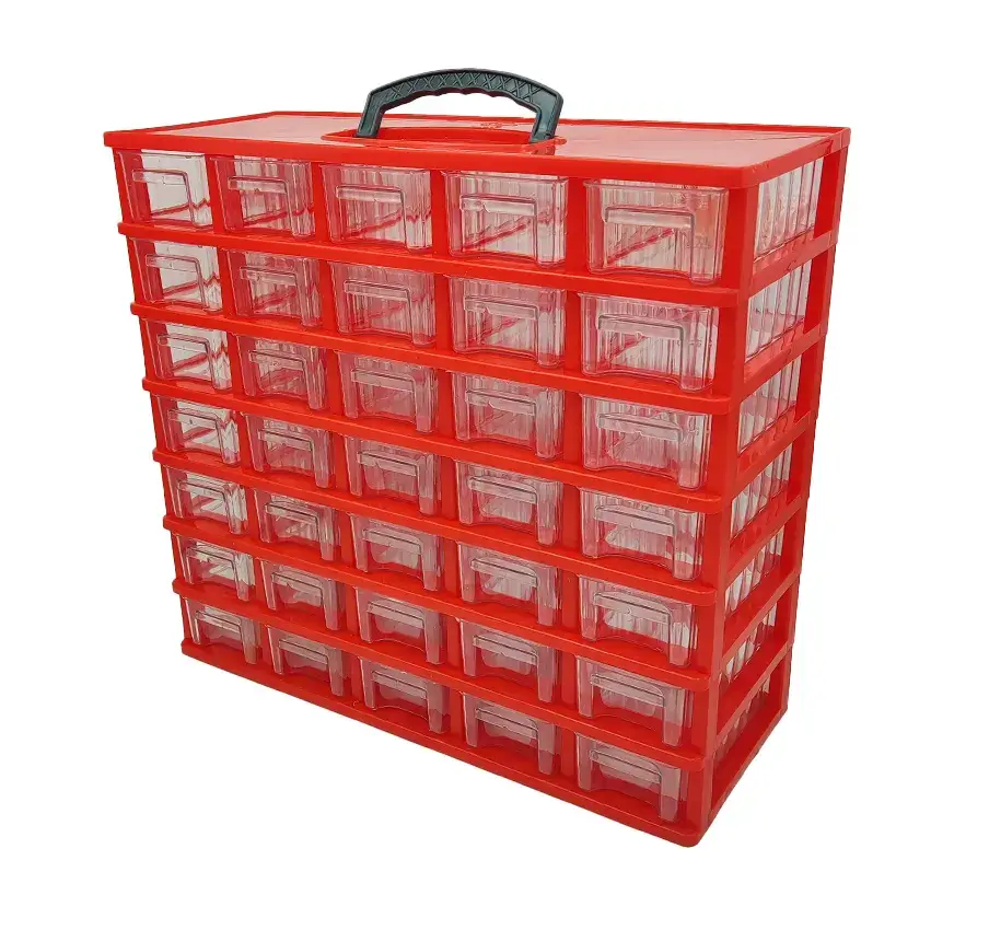 جعبه ابزار 35 کشو قناد پلاست مدل A07