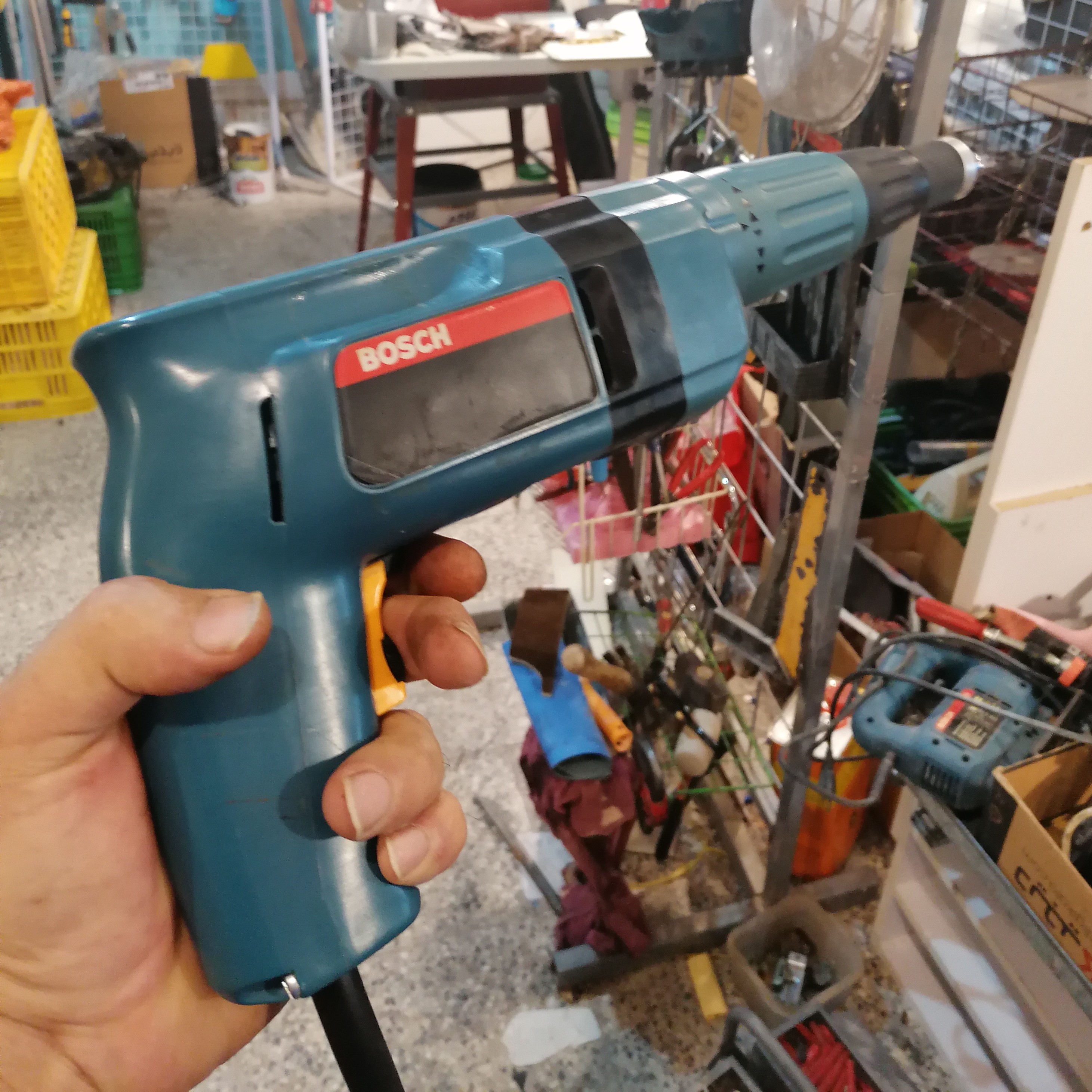 دریل اسکروگان بوش غول پیکر  نایاب، صنعتی ساخت جناب هیتلر 