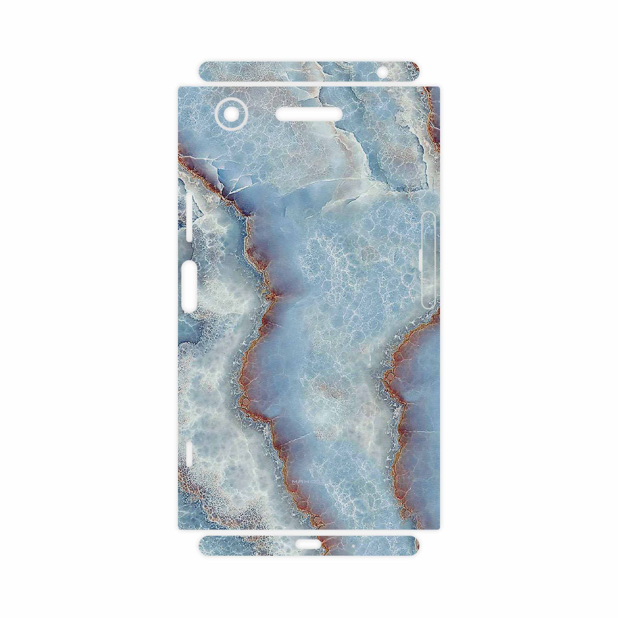 برچسب پوششی ماهوت مدل Blue Ocean Marble-FullSkin مناسب برای گوشی موبایل سونی Xperia XZ1