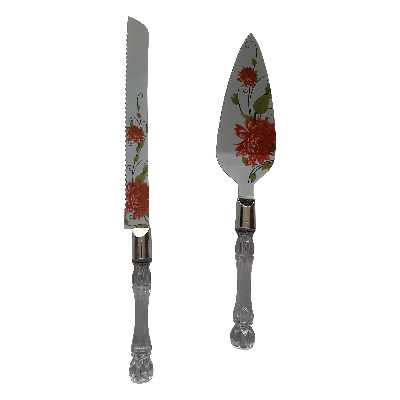 ست کارد و کفگیر سرو کیک مدل pe240