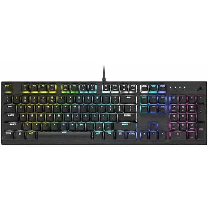 کیبورد گیمینگ سیمی کورسیر مدل K60 RGB PRO Low Profile