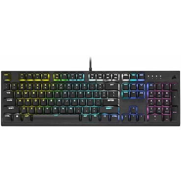 کیبورد گیمینگ سیمی کورسیر مدل K60 RGB PRO Low Profile