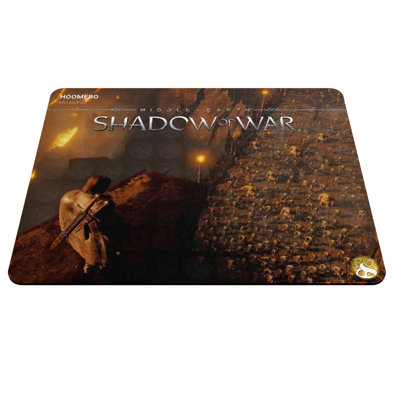 ماوس پد هومرو مدل A7003 طرح بازی shadow of mordor middle earth